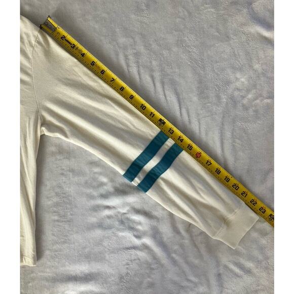 NETFLIX STRANGER THINGS Women Rib Long Sleeve Crop T-Shirt Top Cream Size Medium - Picture 7 of 8